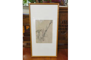 中美协画家辛有芳新品有框花鸟画《幽若》