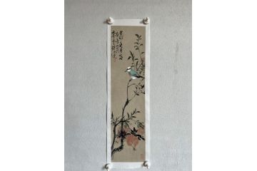 中美协画家辛有芳新品花鸟画《寻觅》