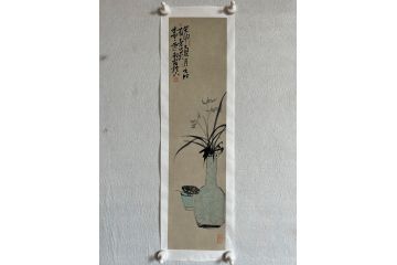 中美协画家辛有芳新品花鸟画《幽兰》