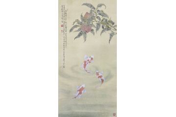 当代青年画家蓝一峰工笔鱼图《自在任逍遥》（二）