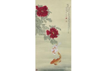 当代青年画家蓝一峰工笔鱼图《自在任逍遥》（四）