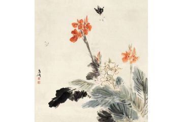 当代实力派名家王雪涛花鸟画有出版《蝶趣》