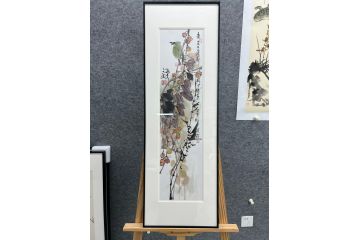 中美协当代大家郜凌民花鸟画笔墨《春逢好花枝》