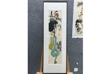 中美协当代大家郜凌民花鸟画笔墨《葫芦》