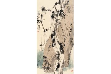 中美协当代大家郜凌民花鸟画笔墨《燕歌行》