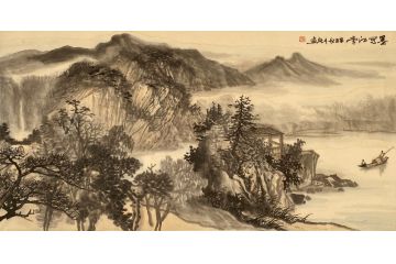 中青年实力派山水画家卢洪《墨写江南》