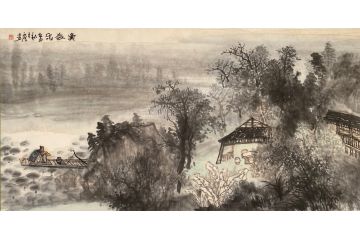 中青年实力派山水画家卢洪《鱼家乐》