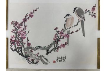中美协名家孙其峰中国画花鸟画《寻梅》