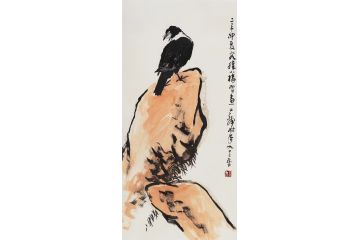 中美协名家孙其峰中国画花鸟画《眺望》