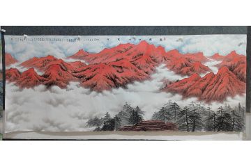 山水画名家黄开前精品《盛世江山万年》