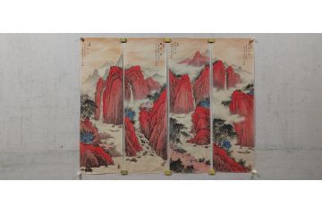 山水画名家黄开前精品《山水清音》