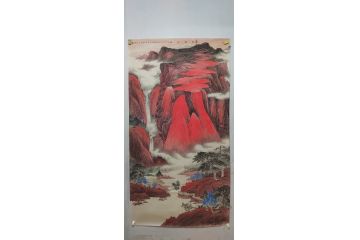 山水画名家黄开前精品《大岳千秋》