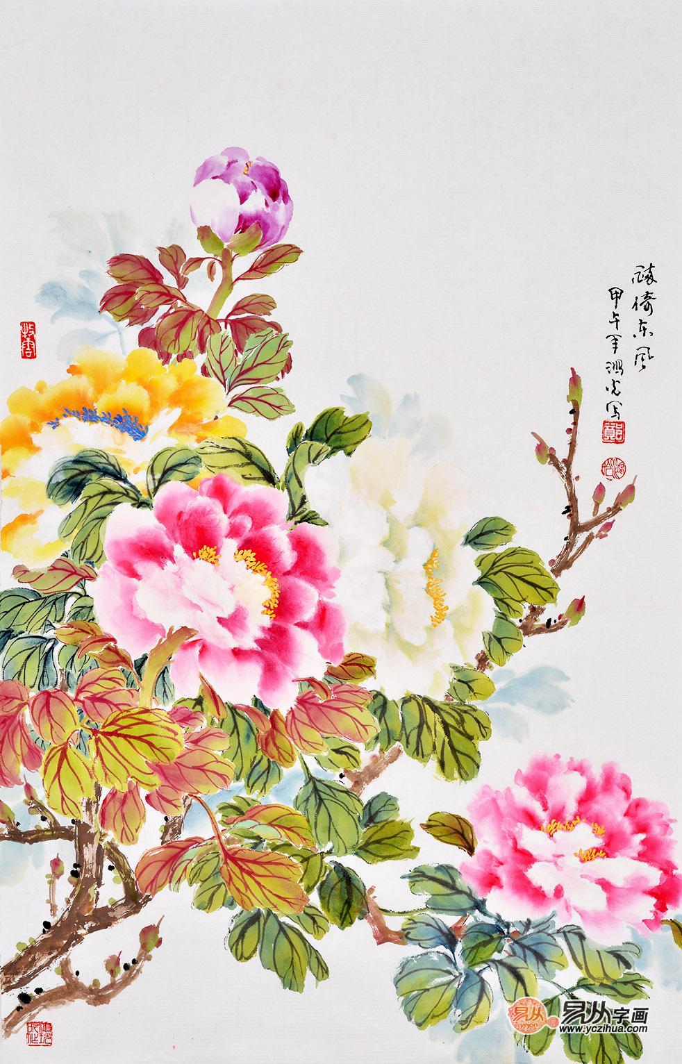 网上买字画哪家好 写意花鸟画 名人字画 易从网 花鸟画作品欣赏